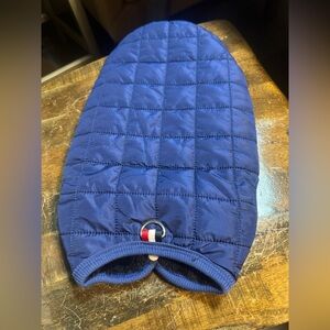 Quilted Blue Dog Jacket size Large
